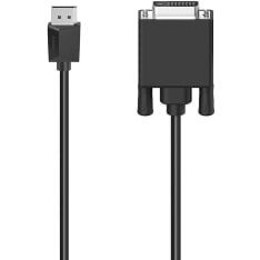Hama Cable DisplayPort to DVI Ultra-HD 4K Black 1.5m
