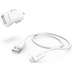 Hama Car Charging Kit Lightning autolaturisetti