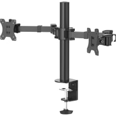 Hama Monitor Holder Operator Twin Black