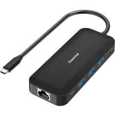 Hama USB-C Hub Multi 6x Ports USB-A USB-C HDMI LAN