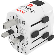 Hama World Travel Adapter Pro EU-WORLD 3-pin