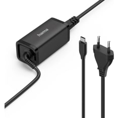 HAMA USB-C kannettavan laturi, GaN/PD, 5-20V / 45W