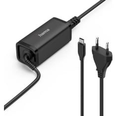 HAMA USB-C kannettavan laturi, GaN/PD, 5-20V / 65W