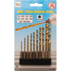 Schwan 10-piece 1.4" metal drill set