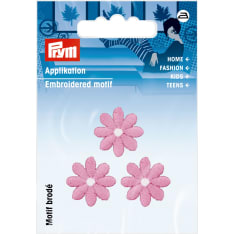 Prym Flowers iron-on badge