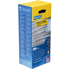 Rapid 12mm pitkä 48kpl pvc/kaapeliliima