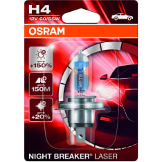 Osram H4 Night Breaker Laser 1kpl polttimo