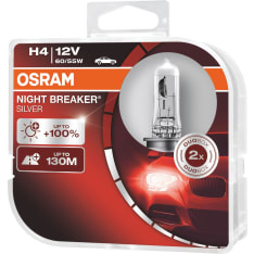 Osram H4 Night Breaker Silver 2kpl polttimo