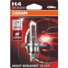Osram H4 Night Breaker Silver 1kpl polttimo
