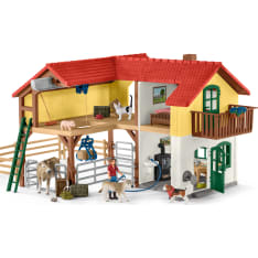 Schleich Farm World Maatalo, jossa talli ja eläimet