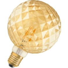 Osram Vintage 1906 Big Globe Pine E27 470lm 2400K filament led lamppu