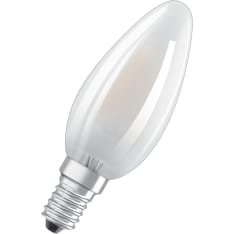 Osram E14 250lm 2700K 2kpl filamentti led-kynttilälamppu, matta