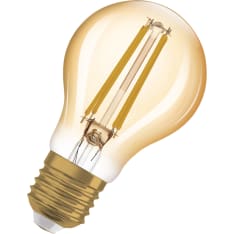 Osram Vintage 1906 Classic A E27 650lm 2400K filament led lamppu