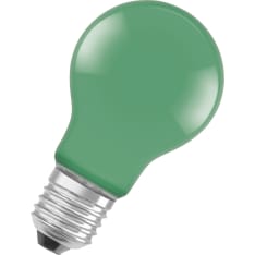Osram E27 45lm 7500K vihreä led-vakiolamppu