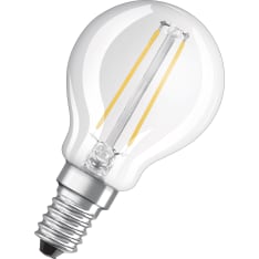 Osram E14 136lm 2700K filamentti led-pienkupulamppu, kirkas