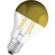 Osram E27 650lm 2700K kulta filamentti led-pääpeililamppu
