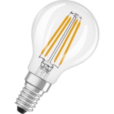 Osram Star E14 470lm 2700K LED mini ball lamp, clear