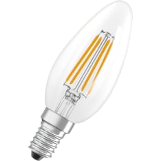 Osram Star E14 470lm 4000K LED candle lamp, clear