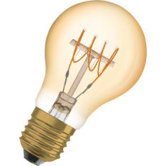 Osram Vintage 1906 Classic A E27 400lm 2200K filament himmennettävä led lamppu