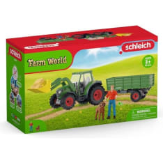 Schleich Farm World Traktori ja perävaunu