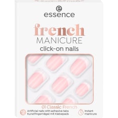 essence french MANICURE click-on nails 01 Classic French 12items