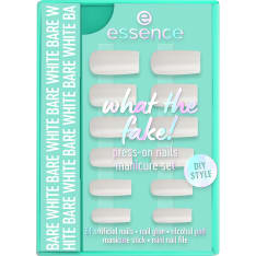 Essence What The Fake! Press-On Nails Bare White 24pcs artificial nails
