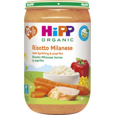 HiPP 250g luomu risotto milanese&kana 12kk