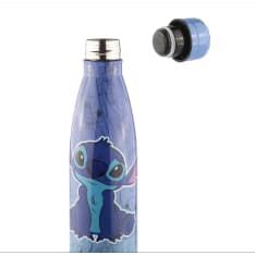 Stitch drinking bottle blue