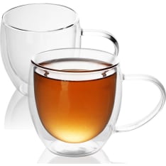 Intirilife 200-300 ml lasinen kahvi- ja teemuki