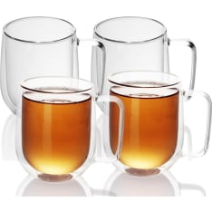 Intirilife 250 ml lasinen kahvi- ja teemuki