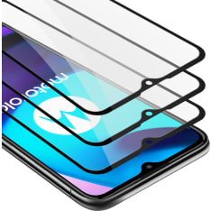 Cadorabo Motorola Moto e20/E30/E40 3x karkaistu lasi suojakalvo