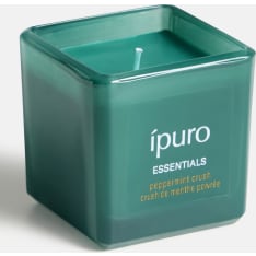 iPuro Peppermint Crush Scented Glass Candle