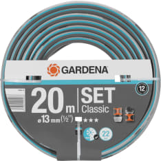 Gardena Classic 13 mm 20 m garden hose + OGS connectors
