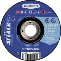 Osborn 115x1mm metallinkatkaisulaikka
