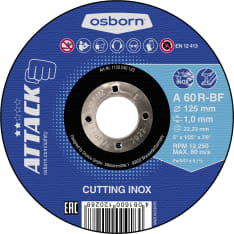 Osborn 125x1mm metallinkatkaisulaikka