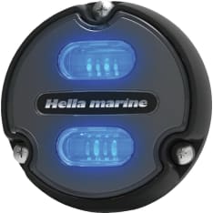 Hellamarine sininen-valkoinen vedenalainen valo