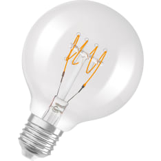 Osram Vintage 1906 Globe 80 E27 470lm 2700K filament himmennettävä led lamppu