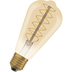 Osram Vintage 1906 Edison E27 420lm 2200K filament himmennettävä led lamppu