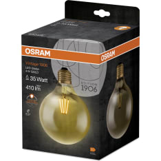 Osram Vintage 1906 Globe 410lm 2400K E27 Led-lamppu