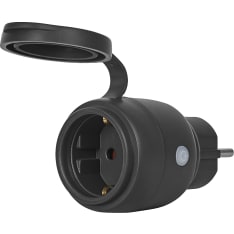 OSRAM SMART+ Matter Outdoor Compact black smart socket