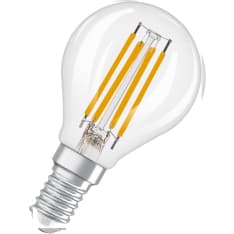 Osram Superstar E14 470lm 2700K dimmable mini bulb lamp, clear