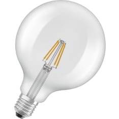 Osram Star E27 470lm 2700K Globe decor lamp, clear