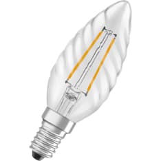 Osram Star E14 250lm 2700K deco lamp, clear