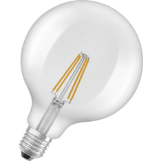 Osram Star E27 806lm 2700K Globe decor lamp, clear