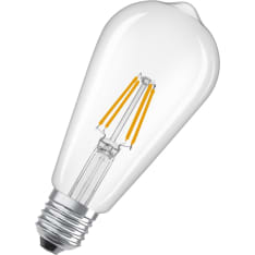 Osram Star E27 470lm 2700K Edison decor lamp, clear