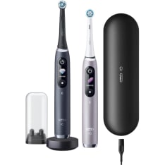 Oral-B iO9 Series Duo electric toothbrush, black Onyx/Rose