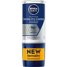 Nivea Men Derma Dry Control Maximum 50 ml antiperspirantti roll-on