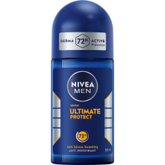 NIVEA MEN 50ml Ultimate Protect Deo Roll-On -antiperspirant