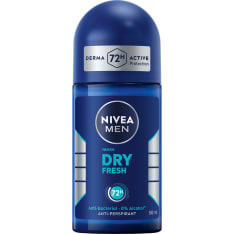 NIVEA MEN 50ml Dry Fresh Deo Roll-On -antiperspirant