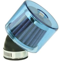 Air-System, Mounting Ø 35mm, 45° (Ø 70mm x d. 55mm) blue air filter